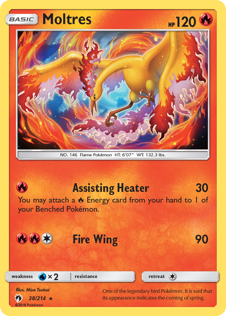 Lost Thunder Moltres #38/214